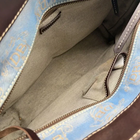 Dooney & Bourke Shoulder Bag Womens Monogram DL57C X8 Pouch Wallet Set Purse - Picture 12 of 16